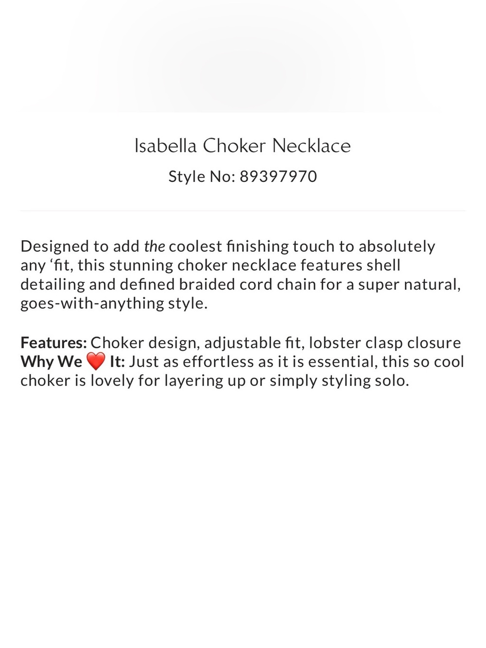 Free People Isabella Choker Shell Necklace - Picture 4 of 5